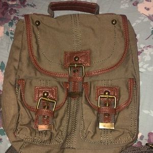 Hunter green backpack